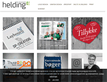 Tablet Screenshot of heldinggrafiker.dk